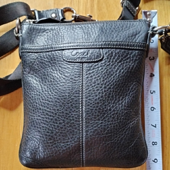 Coach Other - Coach Black Leather Men's Messenger Bag Rehab Condition